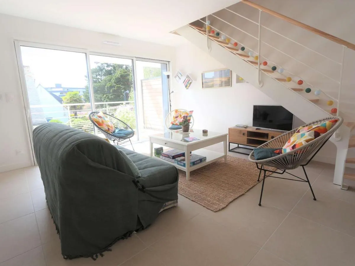 Apartment Duplex Lumineux A Benodet: Plage Et Thalasso A Pied, Terrasse, Parking Et Abri Velo Inclus - Fr-1-481-117