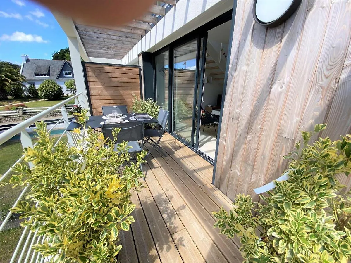 Apartment Duplex Lumineux A Benodet: Plage Et Thalasso A Pied, Terrasse, Parking Et Abri Velo Inclus - Fr-1-481-117