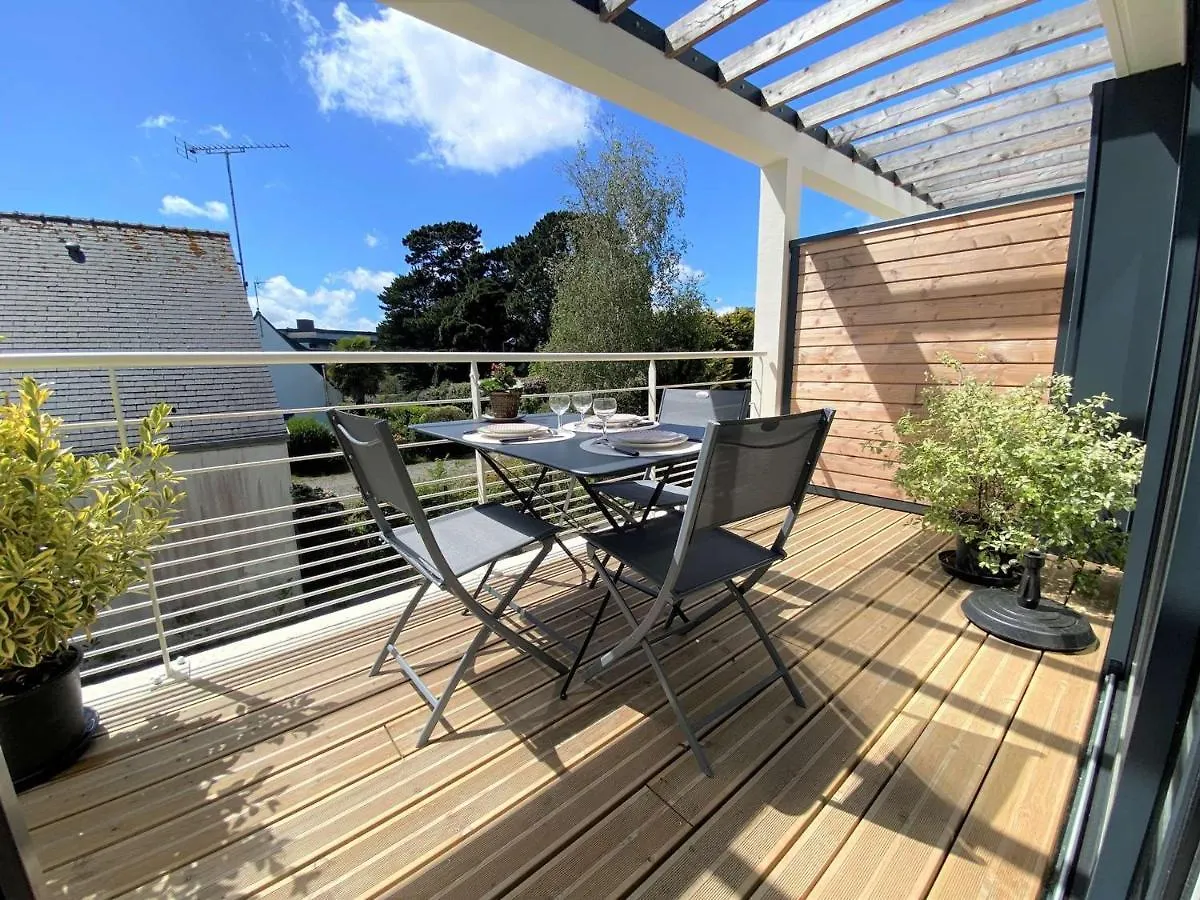 Apartment Duplex Lumineux A Benodet: Plage Et Thalasso A Pied, Terrasse, Parking Et Abri Velo Inclus - Fr-1-481-117