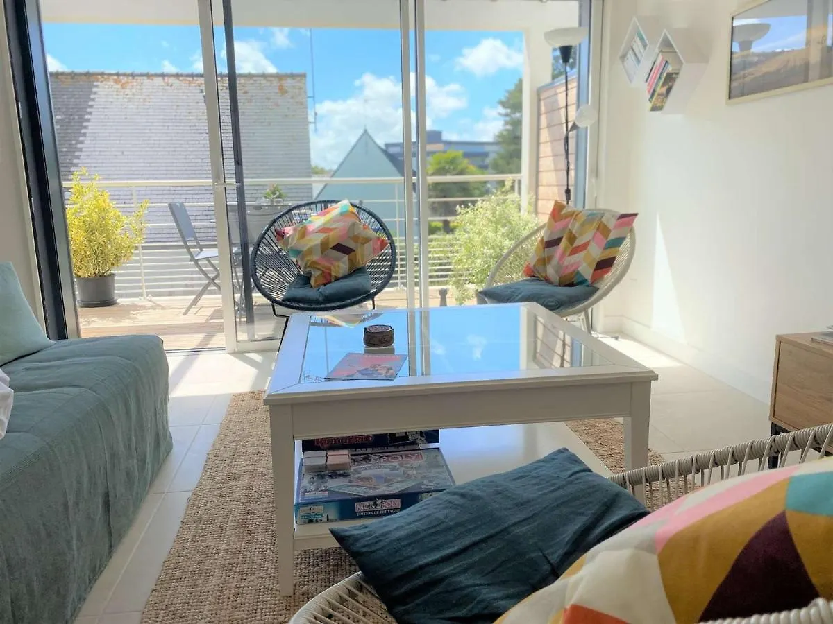 Duplex Lumineux A Benodet: Plage Et Thalasso A Pied, Terrasse, Parking Et Abri Velo Inclus - Fr-1-481-117 0*, Benodet
